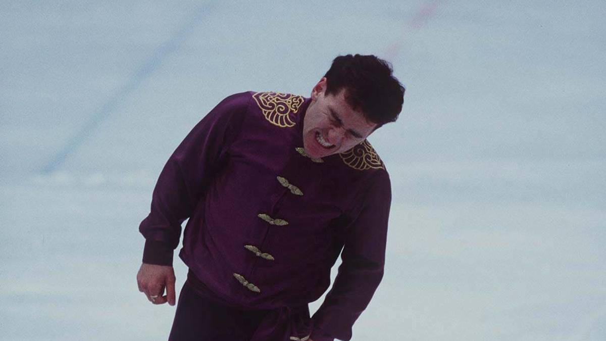 Der Weltmeister von 1994, 1995 und 1997 kämpfte bei den olympischen Spielen in Nagano mit heftigen Schmerzen - doch er biss die Zähne zusammen und sicherte sich den zweiten Platz