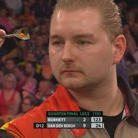 Gnadenloser Van den Bergh im Viertelfinale! Jetzt wartet der Angstgegner