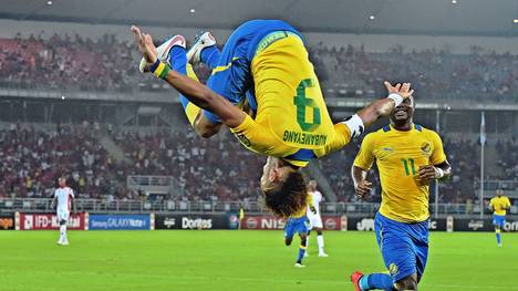 Pierre-Emerick Aubameyang-Gabun-Afrika-Cup-Salto