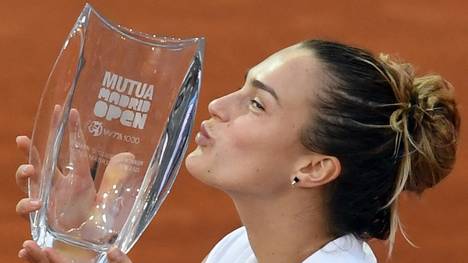 Hat das WTA-Turnier in Madrid gewonnen: Aryna Sabalenka