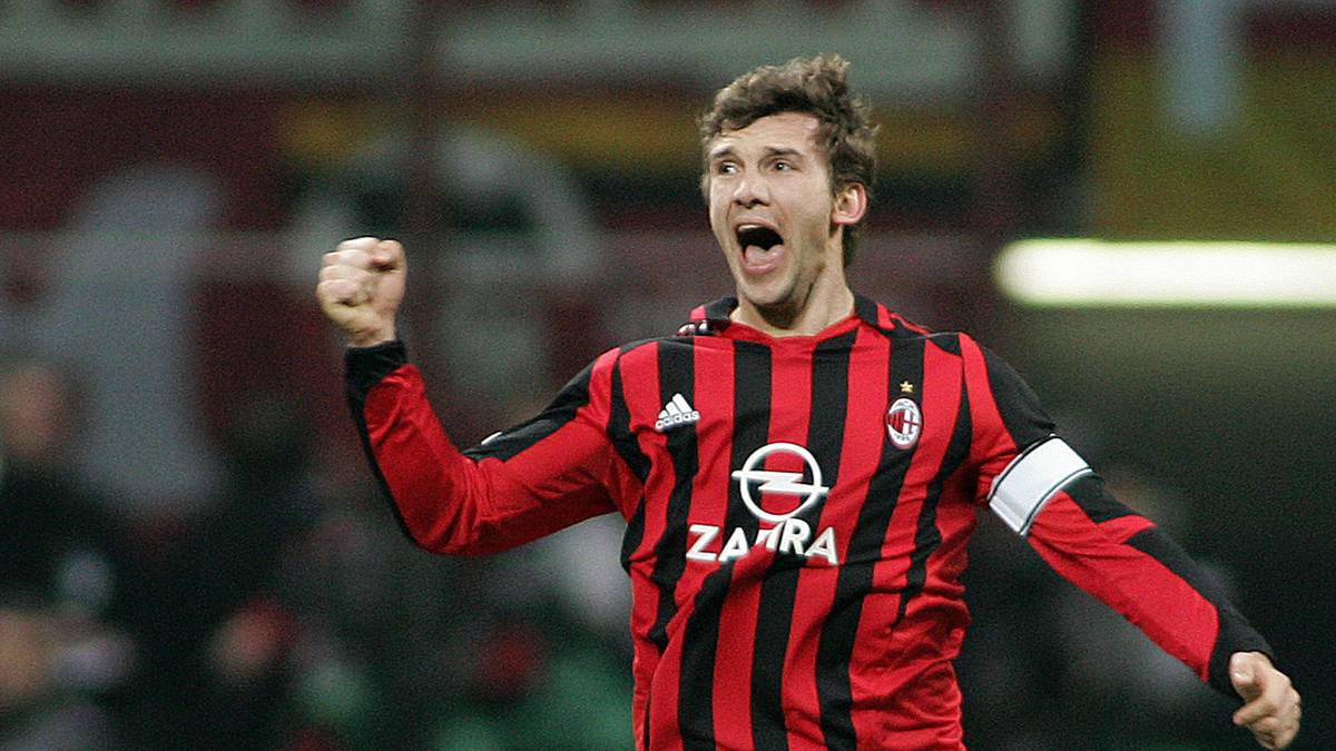 7. ANDREJ SCHEWTSCHENKO: 48 Tore für den AC Mailand, den FC Chelsea und Dynamo Kiew