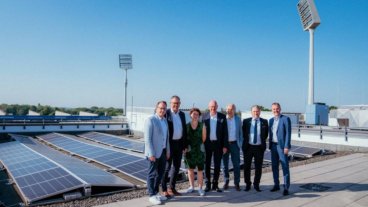 Bundesligist setzt auf Solarenergie