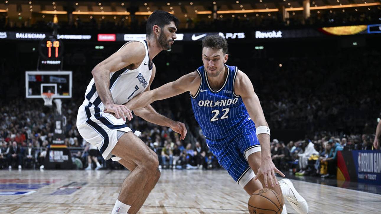 Franz Wagner (r.) im Duell gegen Memphis