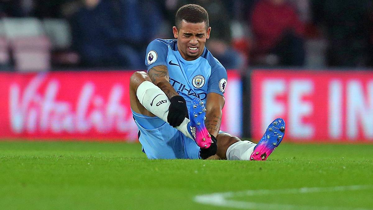 Premier League: Gabriel Jesus fehlt Manchester City mit Mittelfußbruch