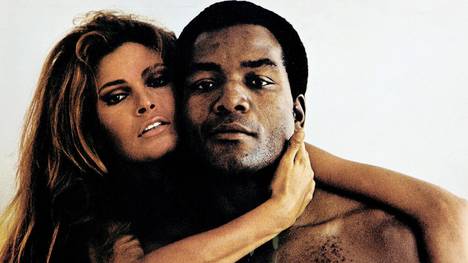 Jim Brown spielte 1969 in "100 Gewehre" mit Raquel Welch