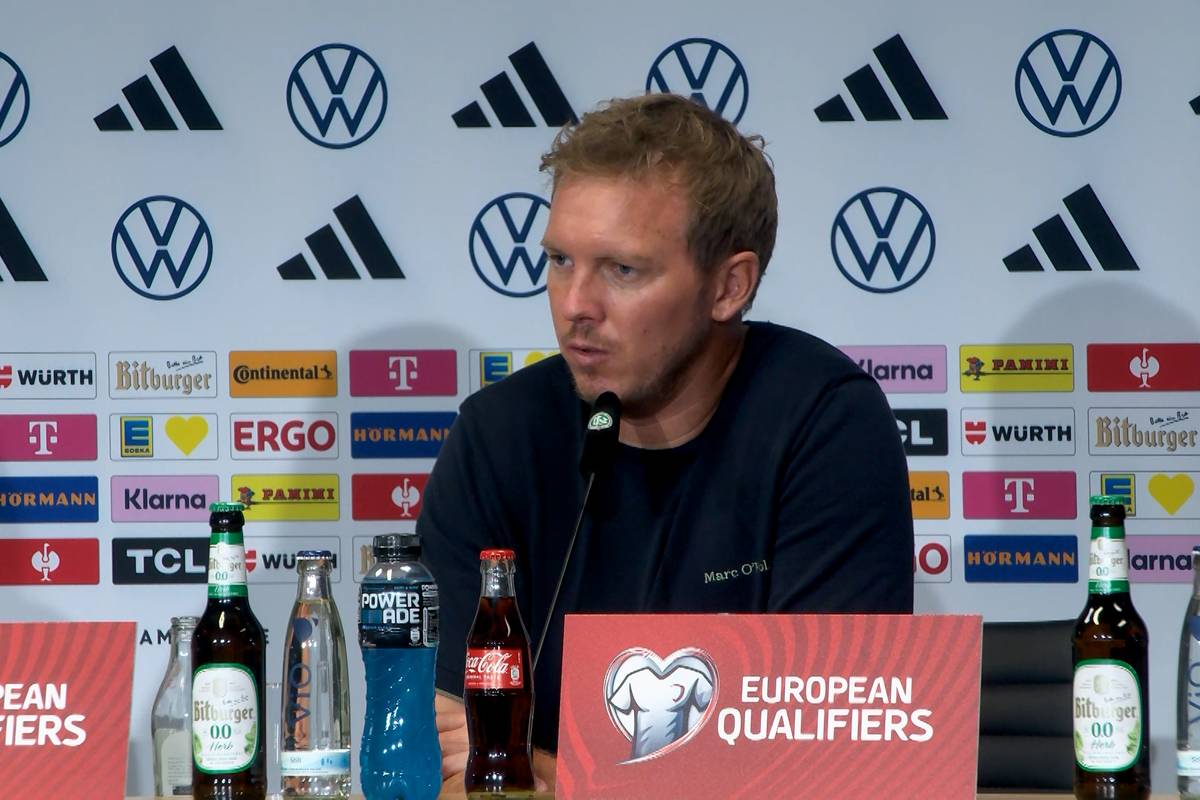 Nach dem WM-Qualifikationsspiel gegen Nordirland gibt Bundestrainer Julian Nagelsmann ein Update zu Marc-André ter Stegen.