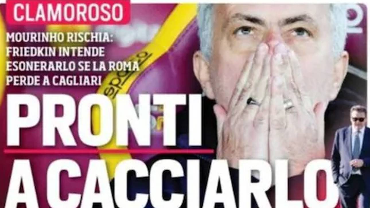 Die Titelseite des Corriere dello Sport