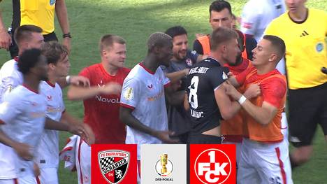 Der Vorjahresfinalist 1. FC Kaiserslautern zieht trotz eines späten Gegentreffers des FC Ingolstadt in die nächste Pokalrunde ein.