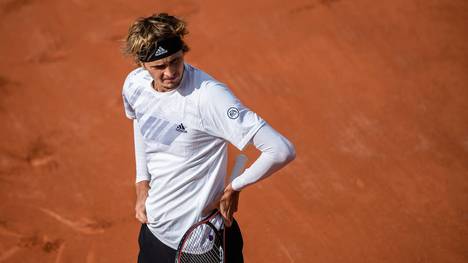 Alexander Zverev absolvierte sein Achtelfinale bei den French Open krank