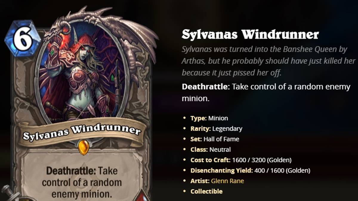 Neutral: Sylvanas Windrunner
