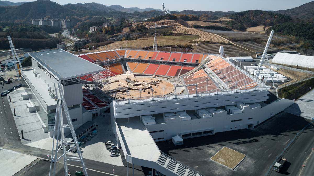 PYEONGCHANG OLYMPIC STADIUM (POS): Eröffnungsfeier, Schlussfeier - Kapazität: 35.000 Zuschauer
