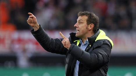 Augsburgs Trainer Markus Weinzierl glaubt an wenig Tore im Derby