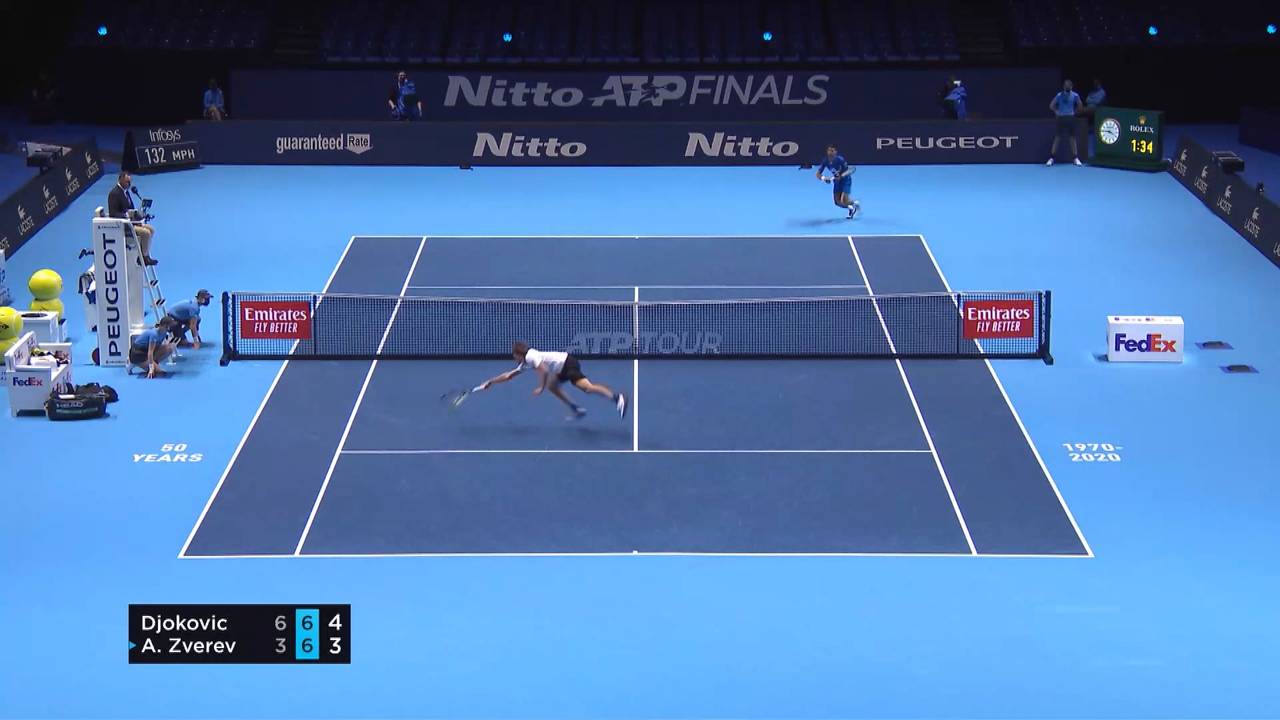 ATP Finals: Zverev verliert gegen Djokovic - Highlights