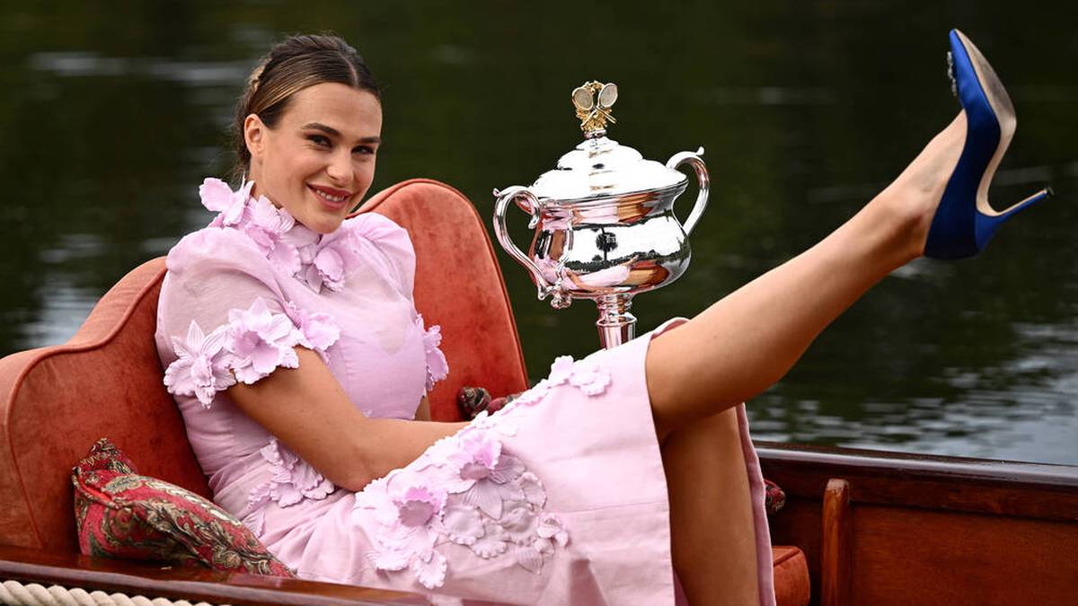Aryna Sabalenka gewann nach Wimbledon auch die Australian Open