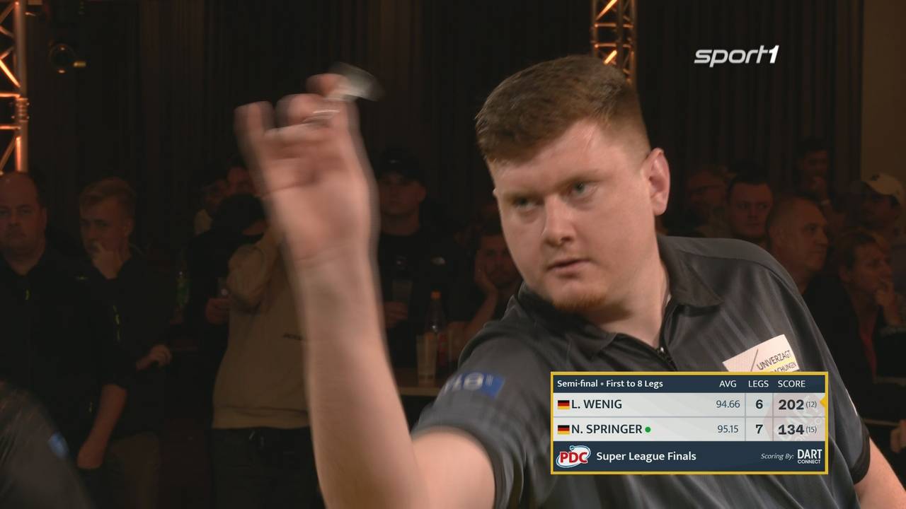 Super League: Nico Springer steht nach Sieg gegen Lukas Wenig im Finale