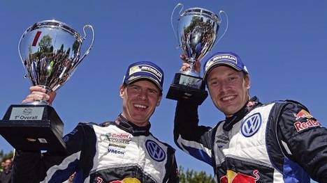 Jari-Matti Latvala und Miikka Anttila führen den Volkswagen-Sieg an