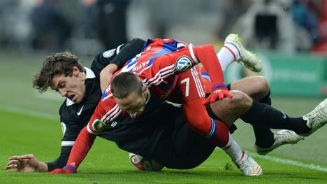 FBL-GER-CUP-BAYERN MUNICH-BRAUNSCHWEIG Franck Ribery