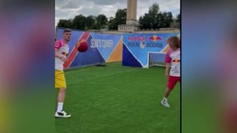 Nach einer durchwachsenen Saison will Timo Werner wieder angreifen. Bei einem TikTok läuft ein Schuss nicht nach Plan für den RB-Stürmer. 