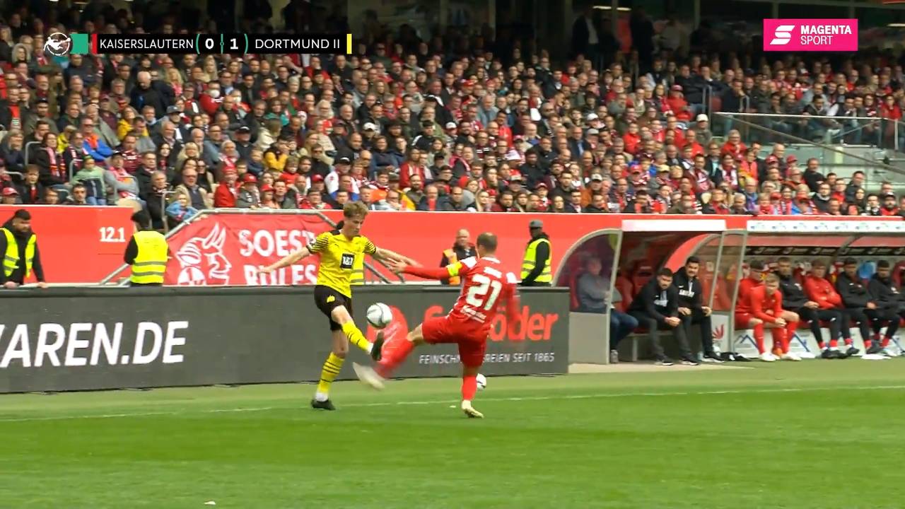 1. FC Kaiserslautern - Borussia Dortmund II (1:3): Tore und Highlights | 3. Liga