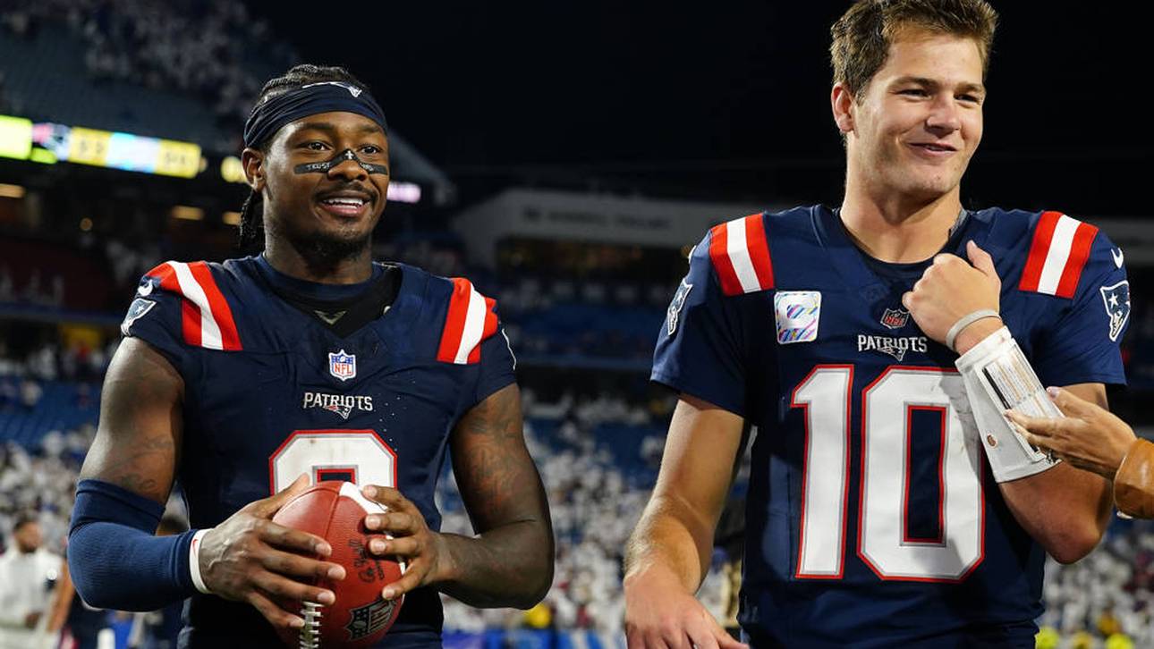 Quarterback Drake Maye und Wide Receiver Stefon Diggs sind das neue Top-Duo bei den New England Patriots