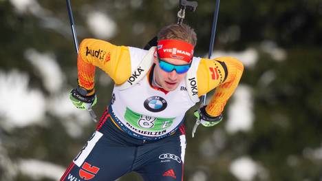 Johannes Kühn steht im Biathlon-Gesamtweltcup auf Platz 15