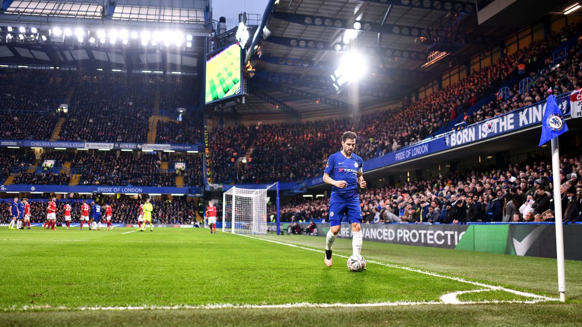 Cesc Fabregas lief bei seinem womöglich letzten Spiel für den FC Chelsea als Kapitän auf