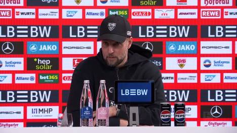Sebastian Hoeneß reagiert nach dem Heimsieg des VfB Stuttgart auf die Tabellensituation und mögliche Ambitionen, die Champions League zu erreichen.