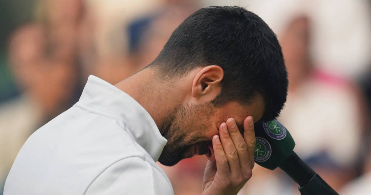 Novak Djokovic bricht nach Wimbledon-Finale gegen Carlos Alcaraz in Tränen  aus