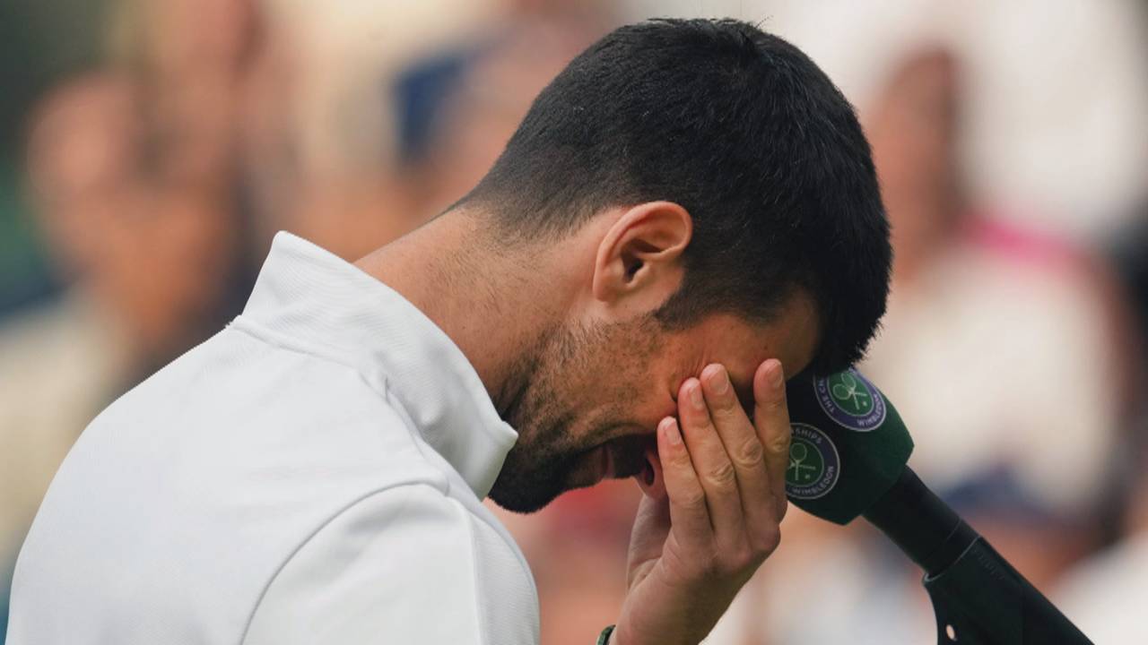 Novak Djokovic bricht nach Wimbledon-Finale gegen Carlos Alcaraz in Tränen aus