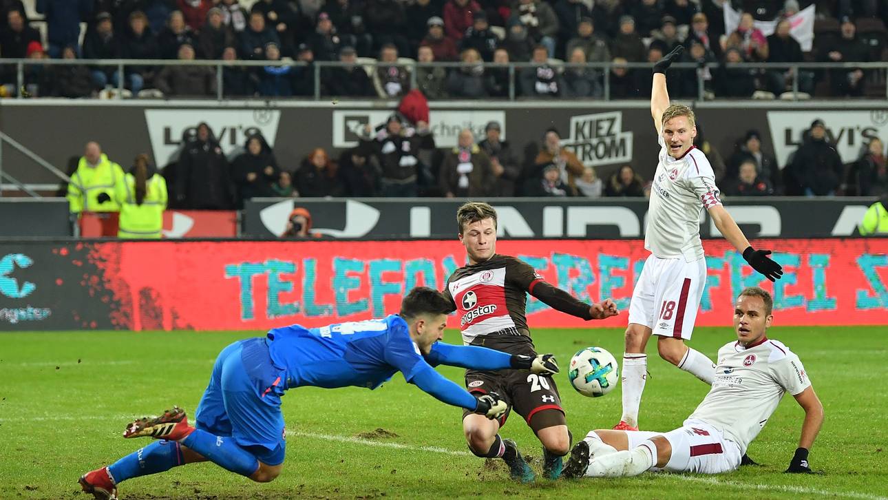 Nürnberg patzt bei St. Pauli