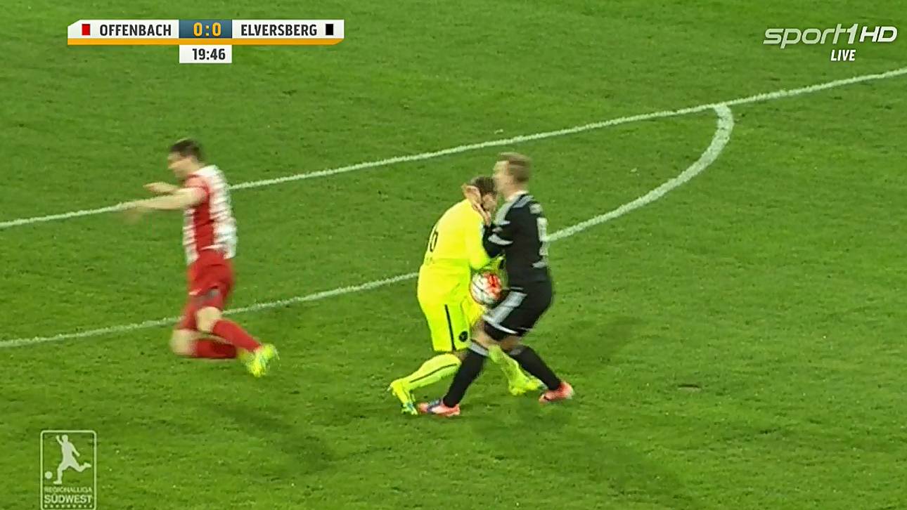 Slapstick und Schiri-Zoff in Offenbach