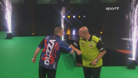 Glen Durrant zerlegt am achten Spieltag der Darts Premier League Superstar Michael van Gerwen mit 7:3 und verteidigt damit seine Spitzenposition.