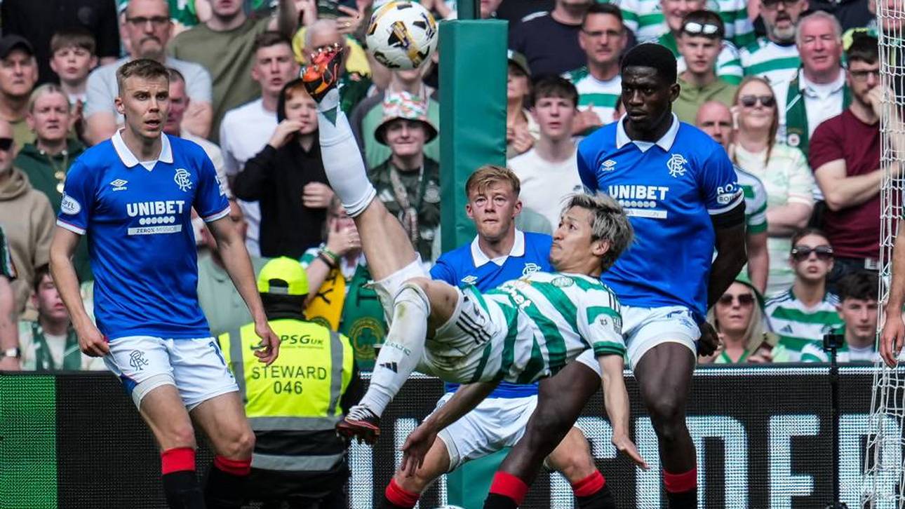 Fallrückzieher-Traumtor im Old Firm