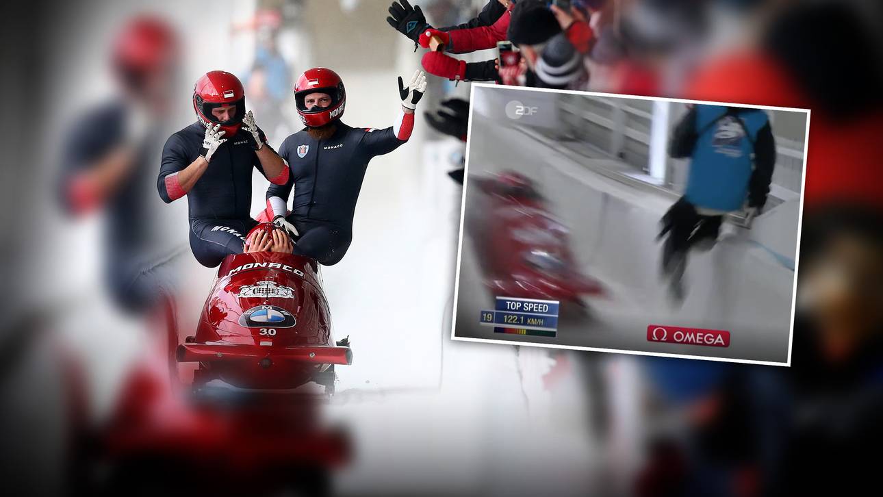 Lebensgefährliche Bob-Chaosfahrt