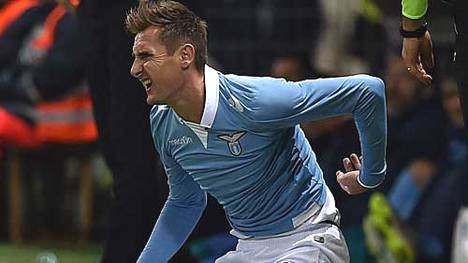 Miroslav Klose steht Lazio Rom nach Rückenproblemen wohl zur Verfügung