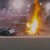 Grosjean emotional nach Unfall: "Das hat mir das Leben gerettet"