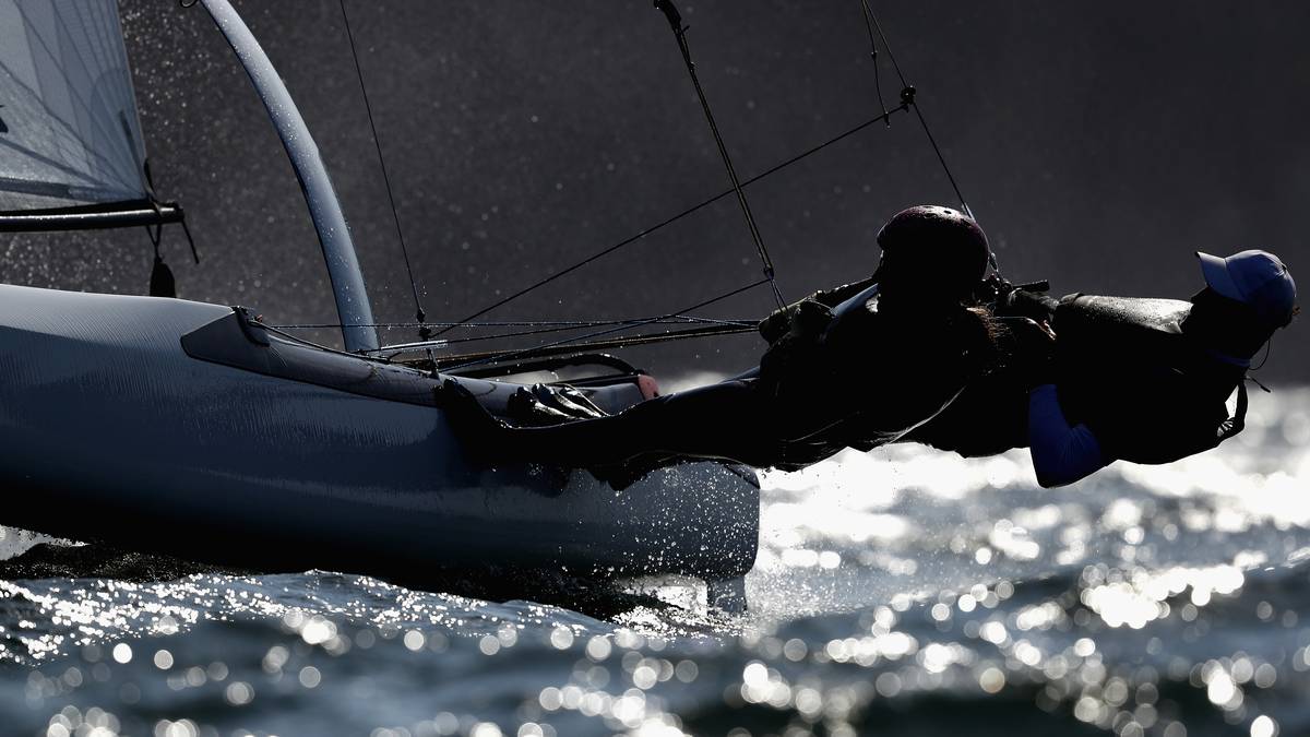 Höher, schneller, weiter: Santiago Lange und Maria Tejerina Mackern aus Argentinien verrichten Schwerstarbeit