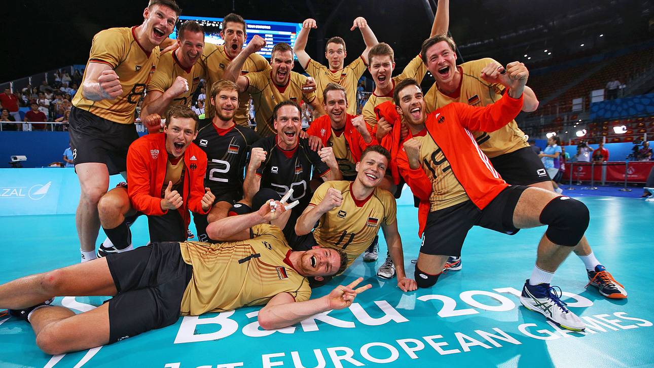 Deutsche Volleyballer holen Gold