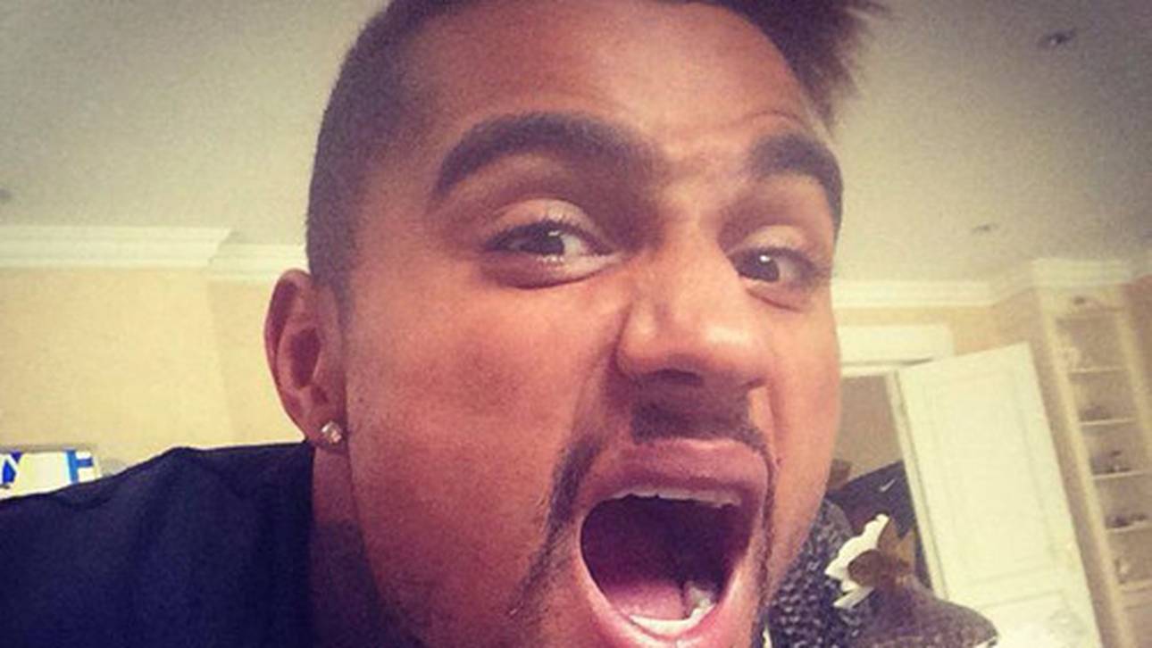 Boateng spaßt mit seinem Sohnemann