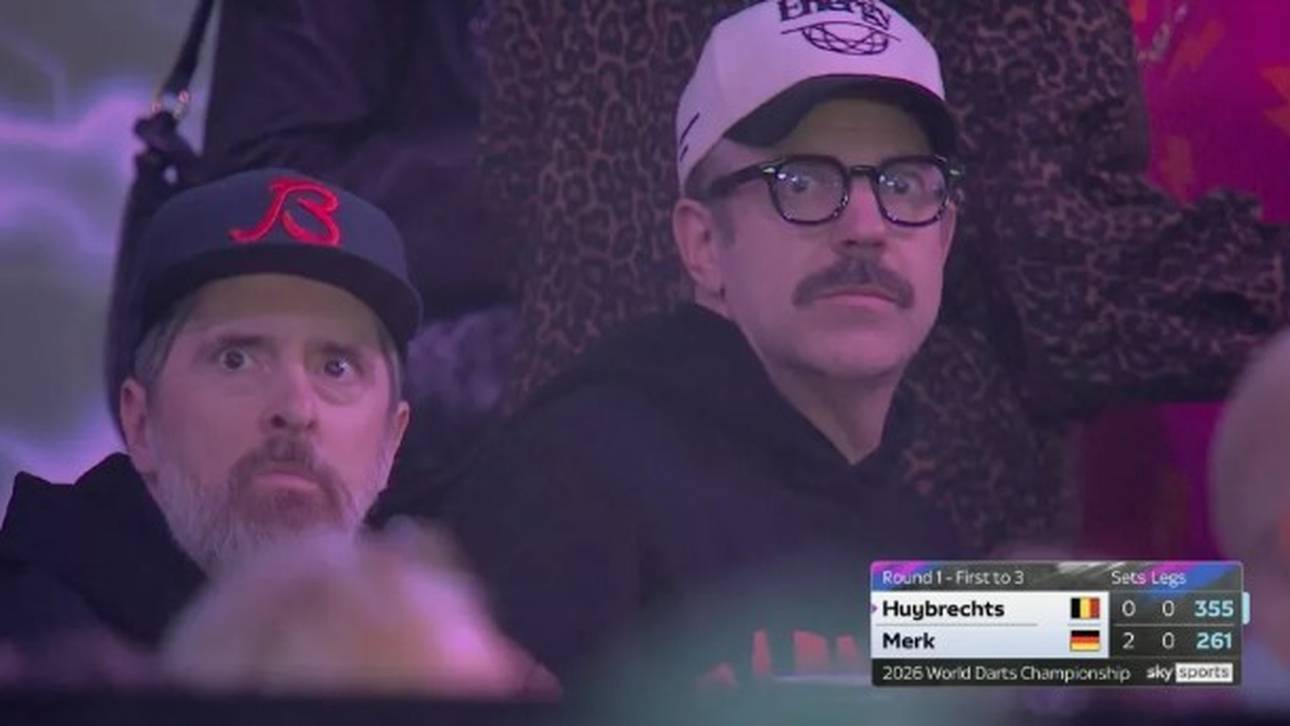 Prominenter Besuch im Ally Pally