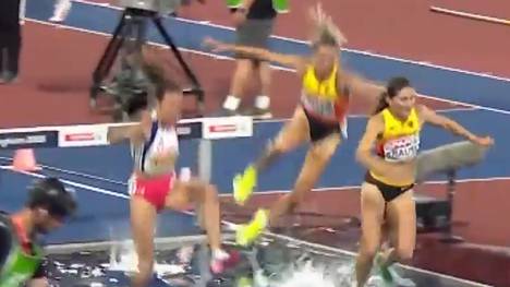 Leo Neugebauer und Gesa Krause bescheren Deutschland einen goldenen EM-Tag - aber auch der Sturz von Lea Mayer sorgt für Gesprächsstoff.