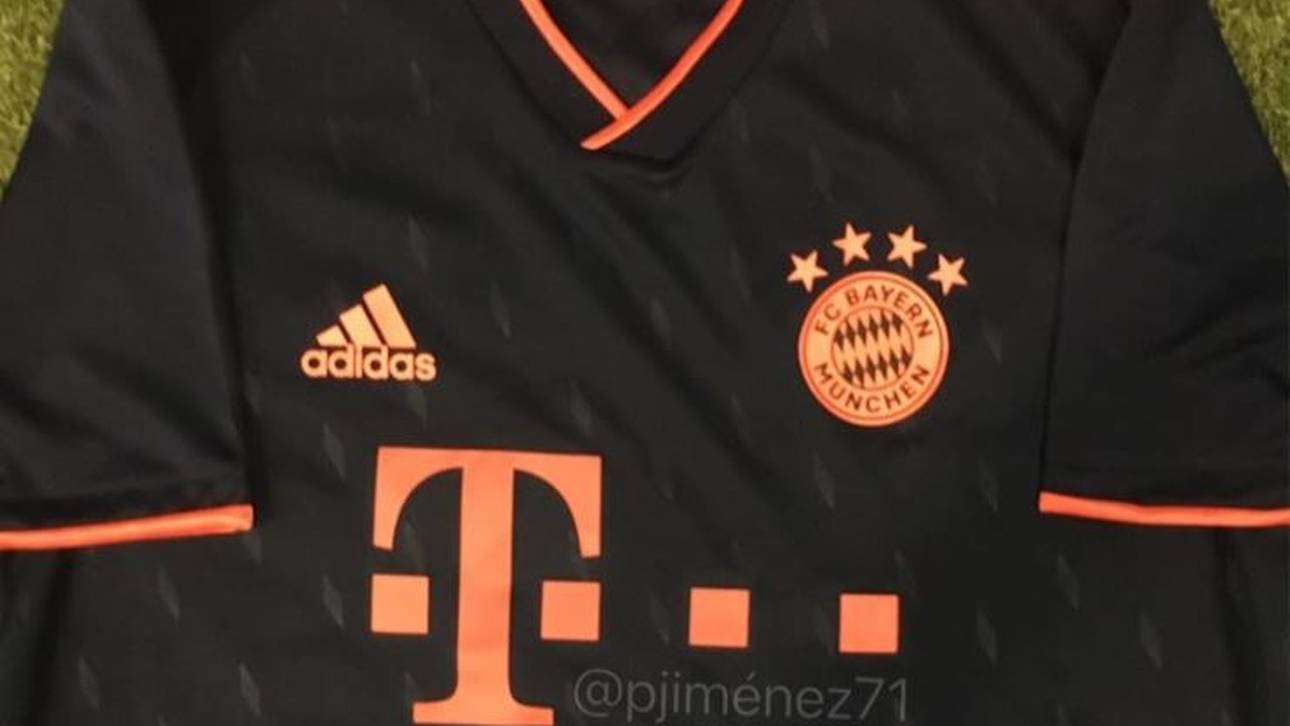 Schwarz statt dunkelbkau: Sieht so das neue Ausweichtrikot des FC Bayern aus?