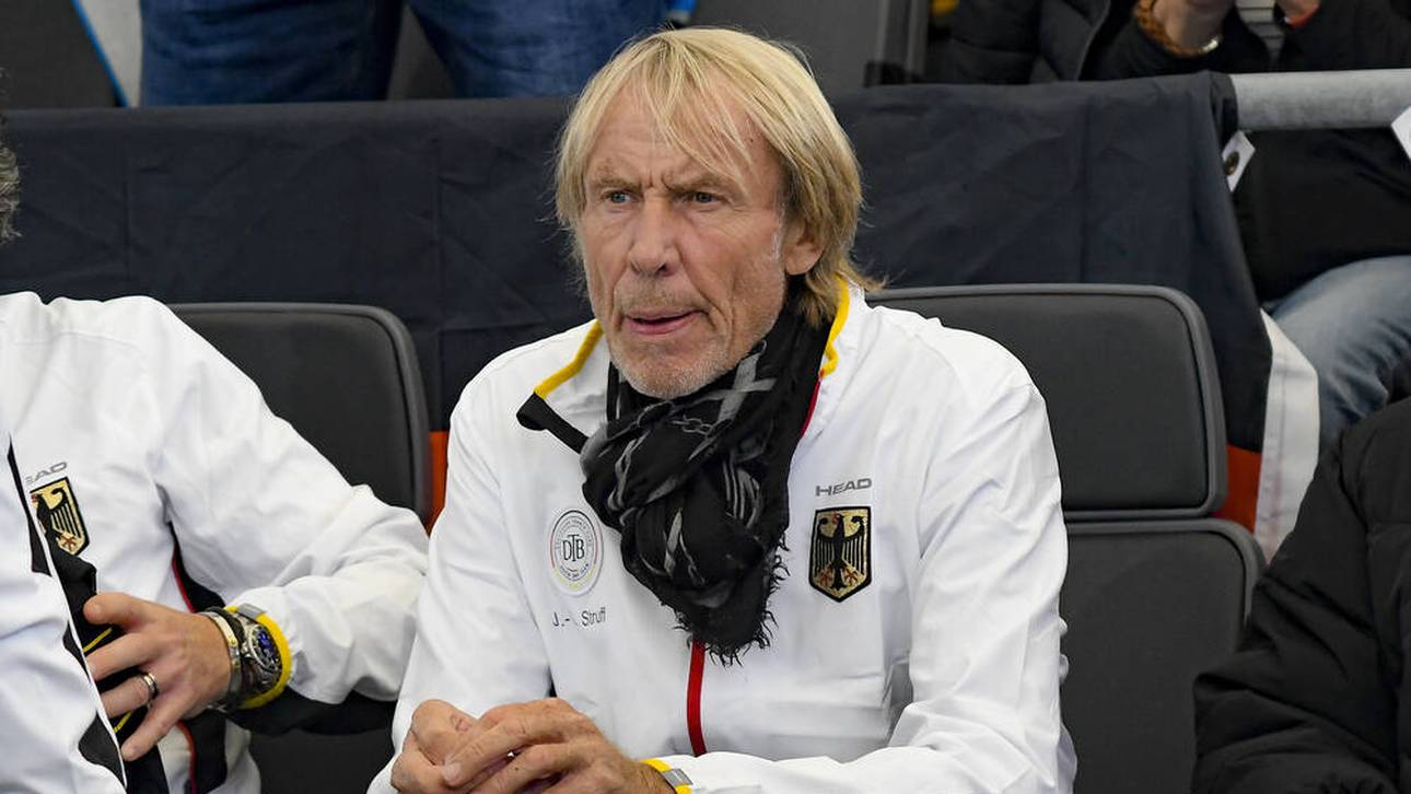 Carlo Thränhard bei seiner Rolle als Trainer im deutschen Davis-Cup-Team