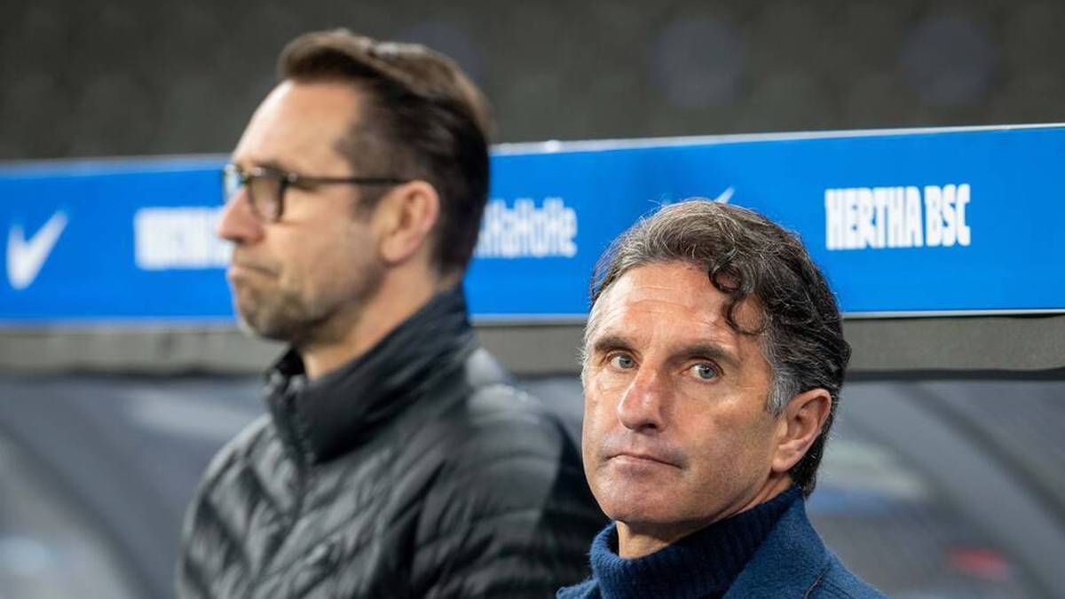 Trainer Bruno Labbadia und Manager Michael Preetz mussten bei Hertha gehen
