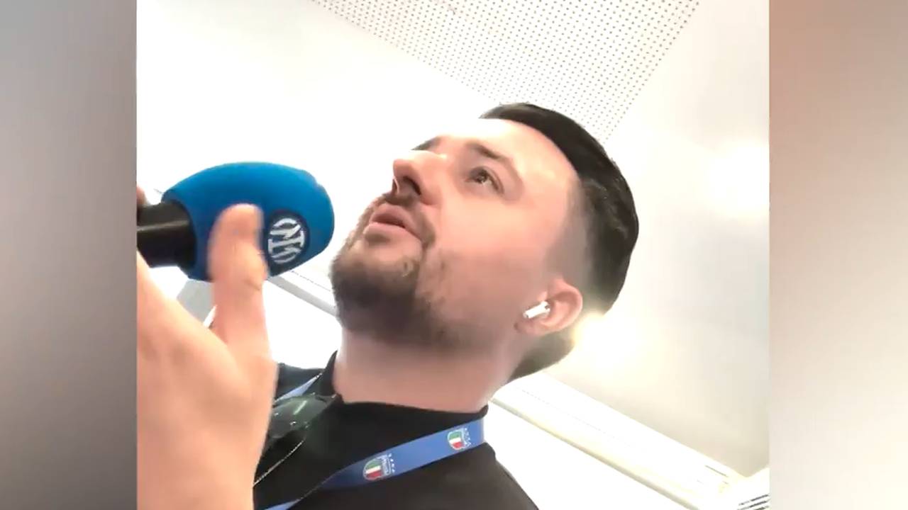 Behind the scenes! Als Sportreporter beim Länderspiel in Italien