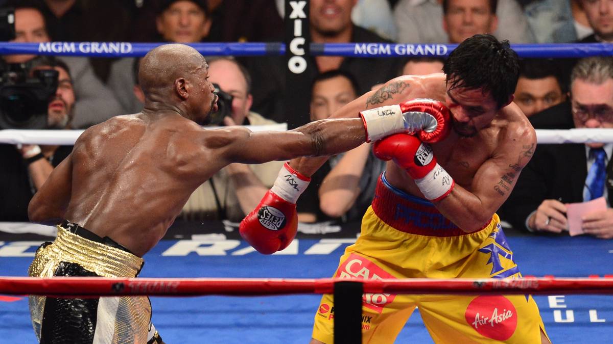 Etwas mehr wagt Mayweather folglich in den letzten Runden