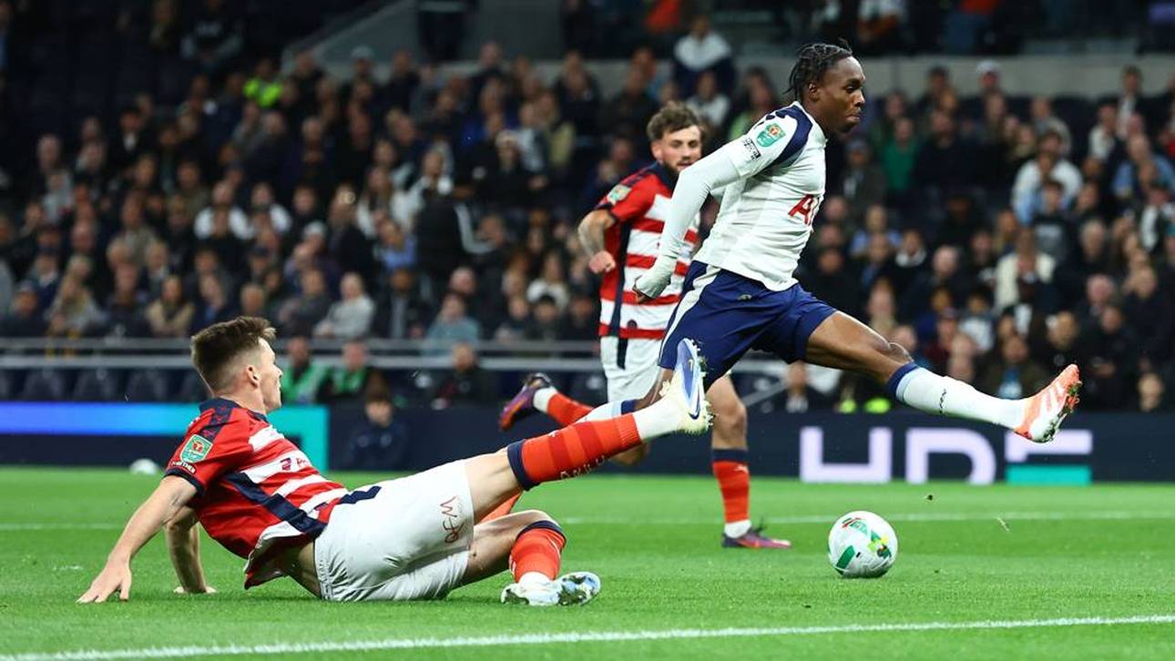 Mathys Tel vergab im League Cup drei große Chancen