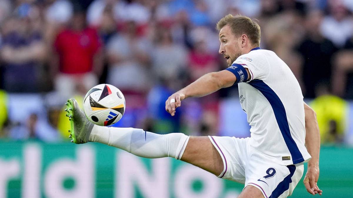 Harry Kane peilt mit England den Einzug ins EM-Viertelfinale an