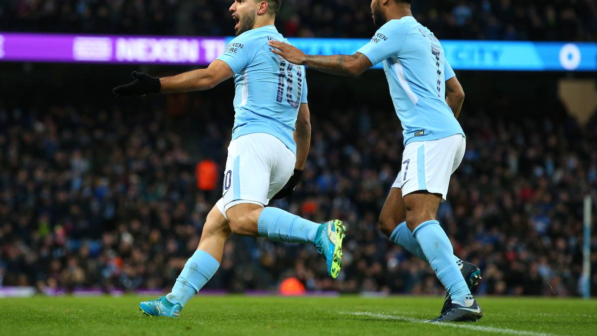 PLATZ 3: MANCHESTER CITY (Sergio Agüero/25, Raheem Sterling/19, Gabriel Jesus/10) - Die Citizens haben eine der gefürchtesten Sturmreihen Europas. Vor allem Agüero und Sterling sind von den gegnerischen Abwehrreihen kaum zu halten 