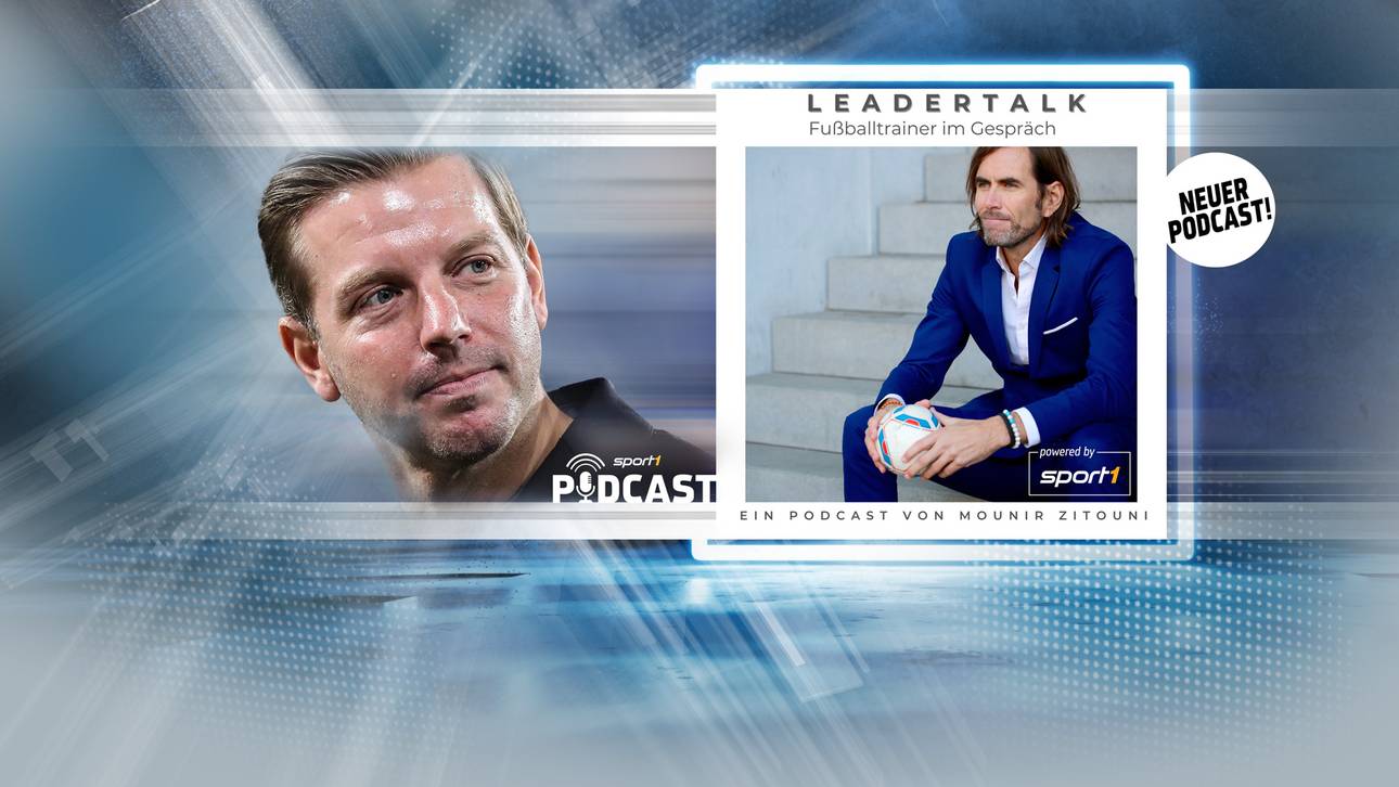 Trainer Florian Kohfeldt (l.) im Leadertalk mit Mounir Zitouni